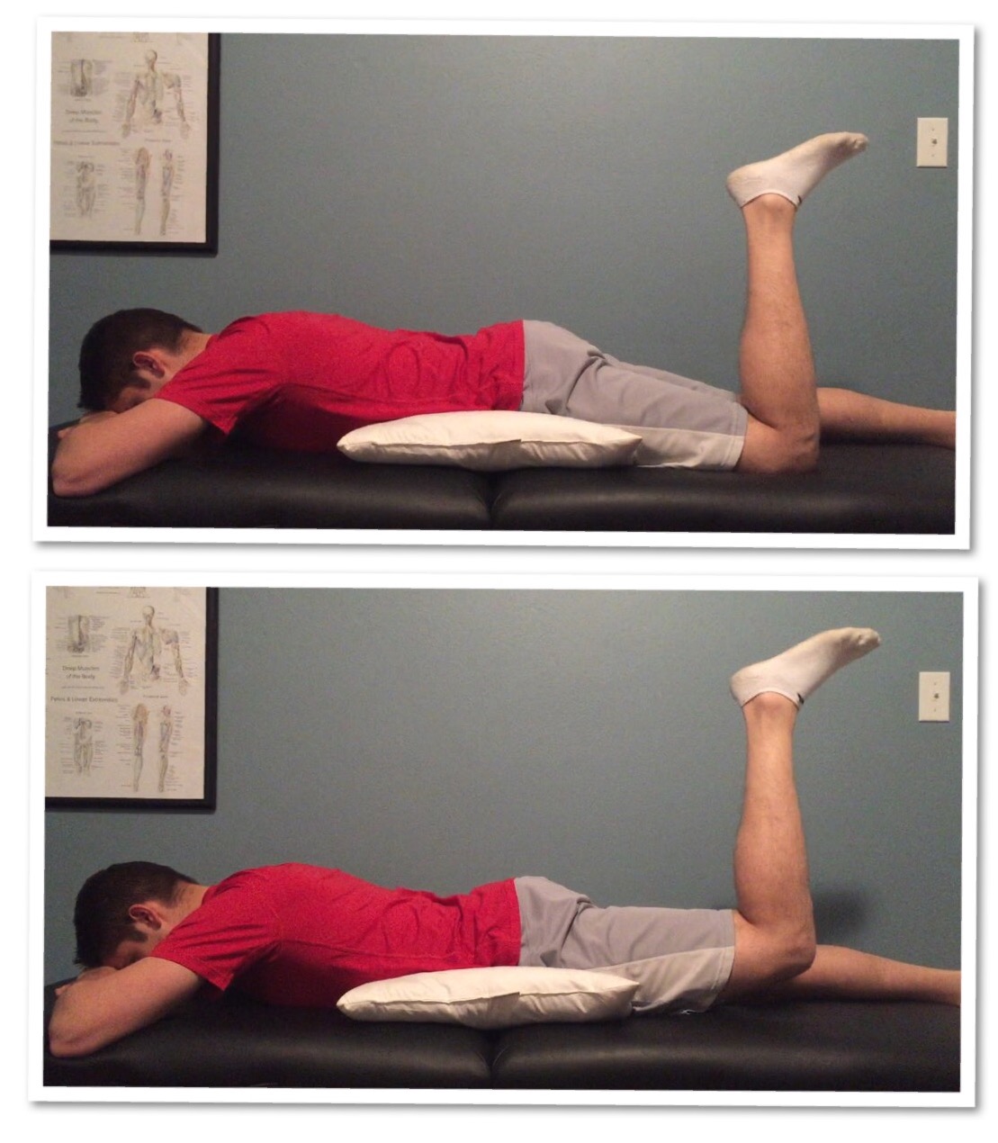 prone hip extension