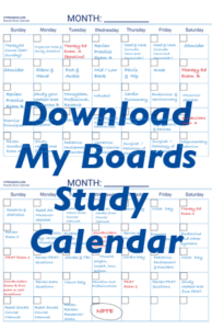 PT Boards: National Physical Therapy Examination Study Guide and Calendar