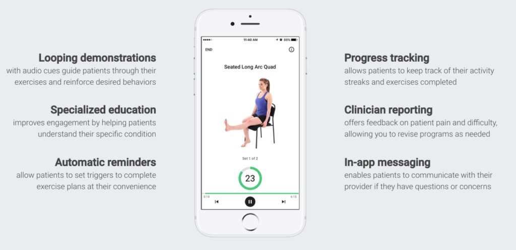 MedBridge Go App: Home Exercise Program and Access Code