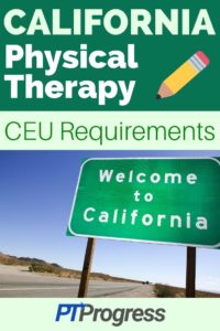 California Physical Therapy Continuing Education Requirements   California Physical Therapy Continuing Education Requirements 200x300 