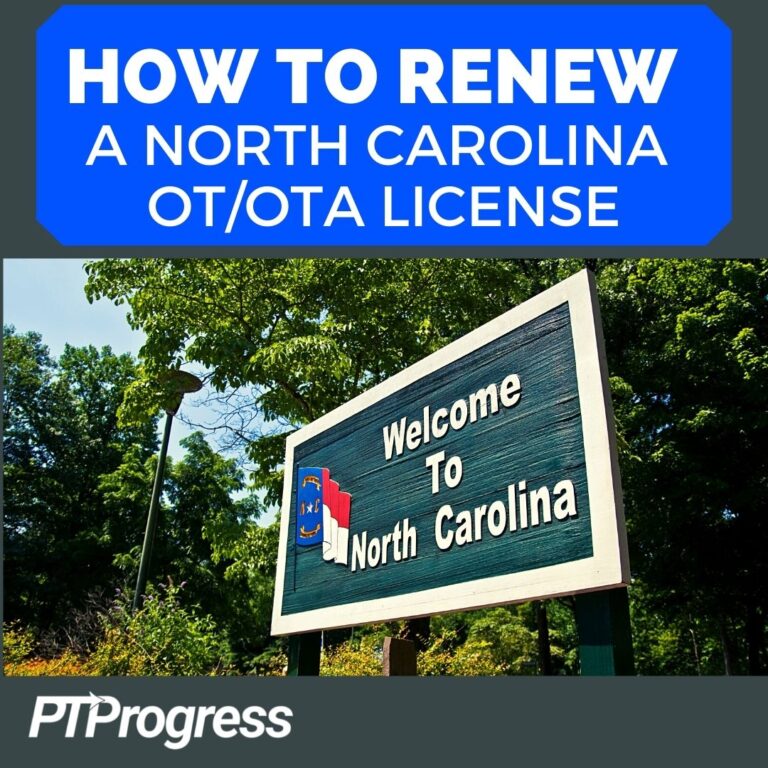 North Carolina Occupational Therapy License Renewal Requirements