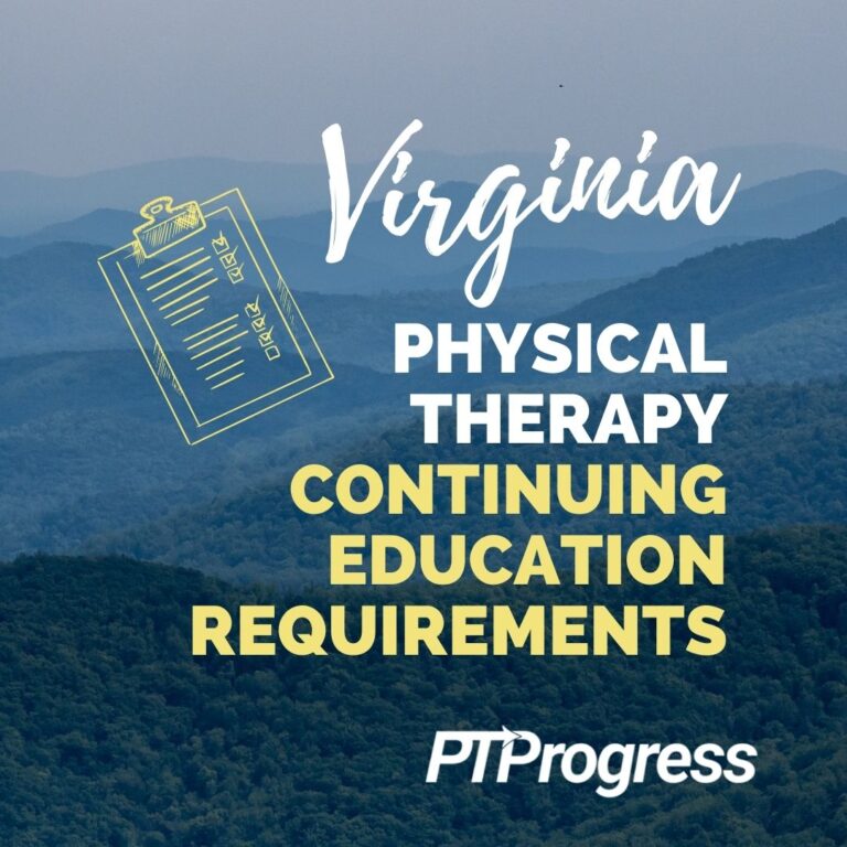 Virginia Physical Therapy Continuing Education Requirements   1 2 768x768 