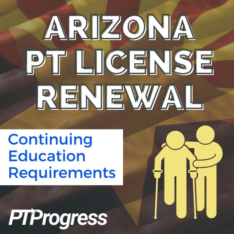 Arizona Physical Therapy Continuing Education Requirements   Arizona PT CEU Requirements Instagram  768x768 