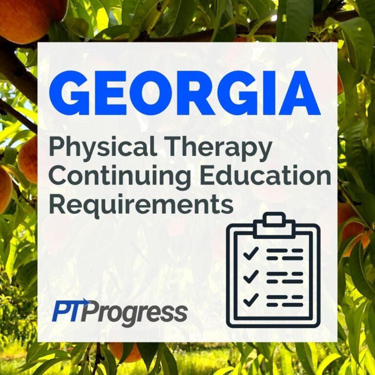 Physical Therapy Continuing Education Requirements