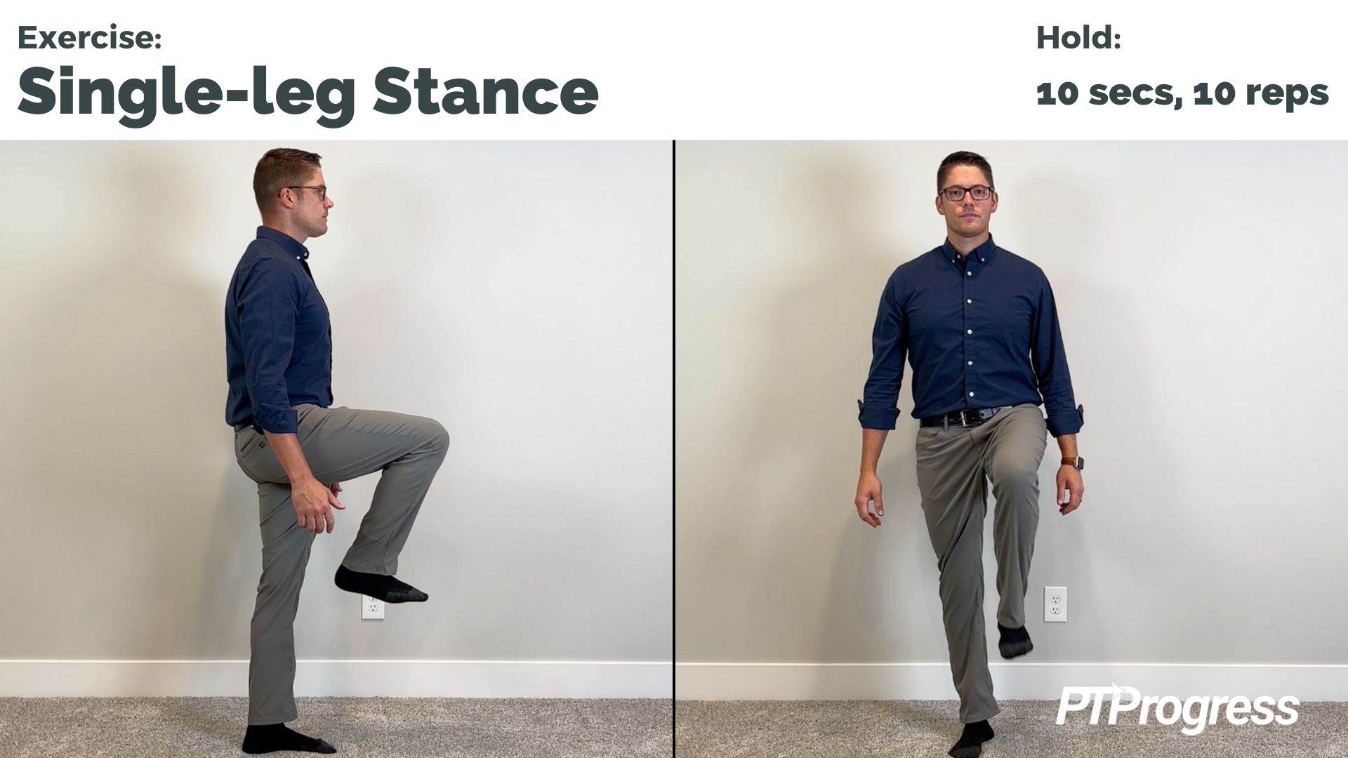 single-leg stance hold