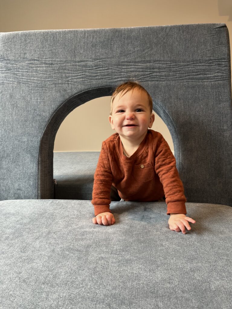 play couch for 8-month-old