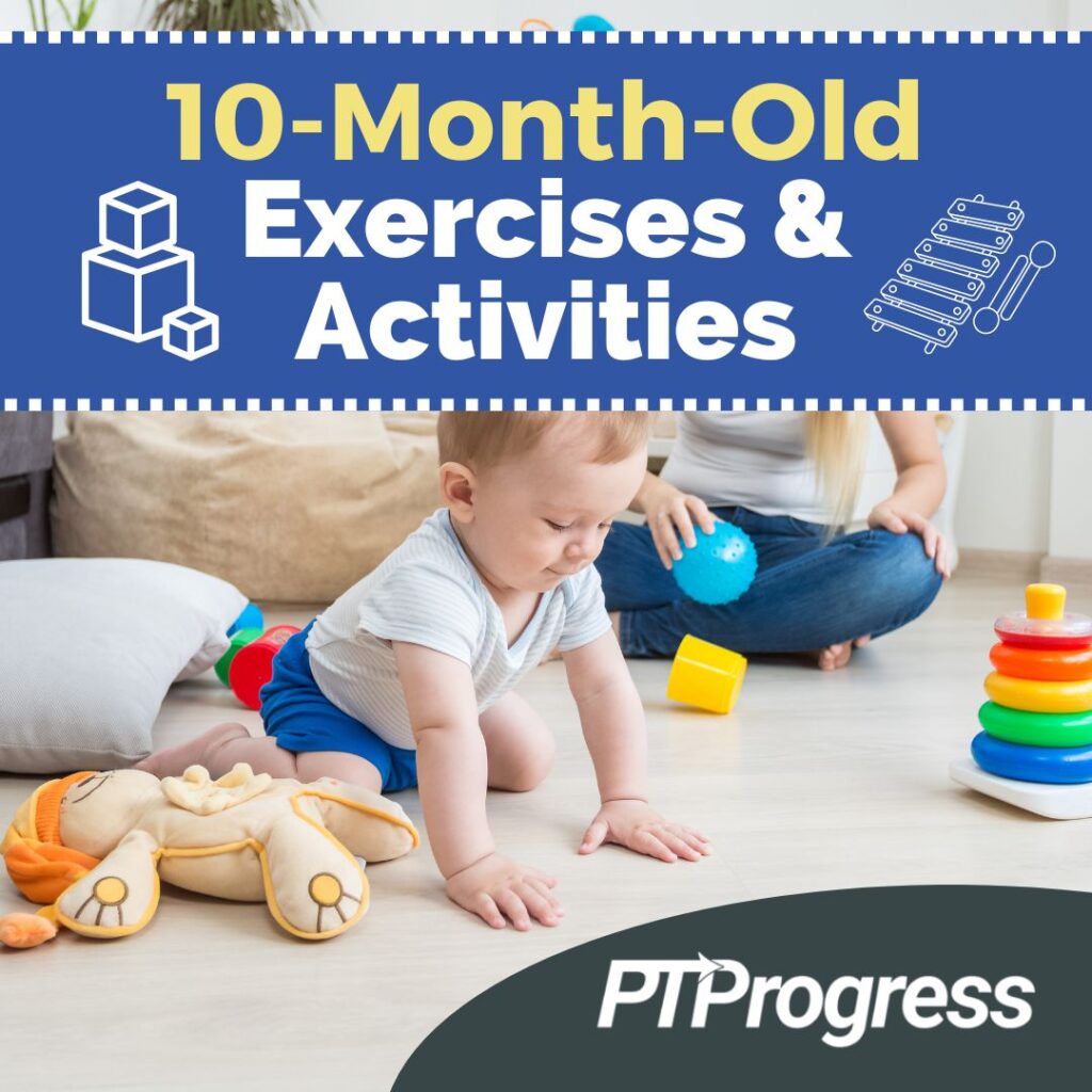 10-month-old exercises and activities