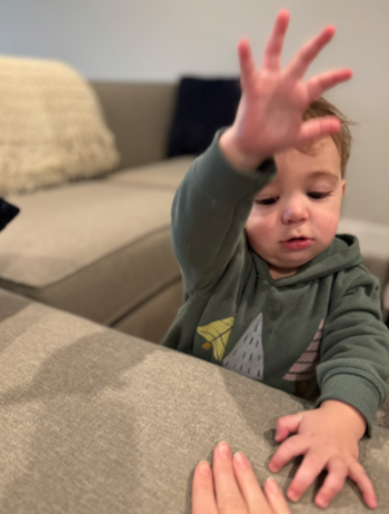 standing activities for 9-month-old